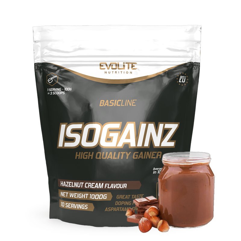 Evolite IsoGainz 1000g Hazelnut Cream