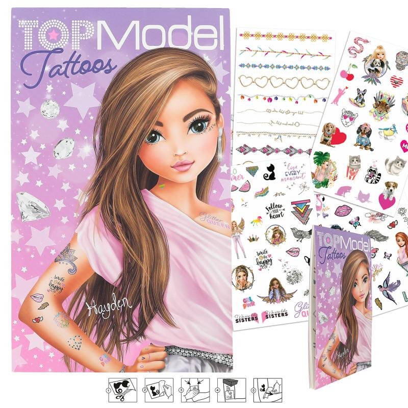 Tatuaże TOP MODEL Książeczka tatuaży