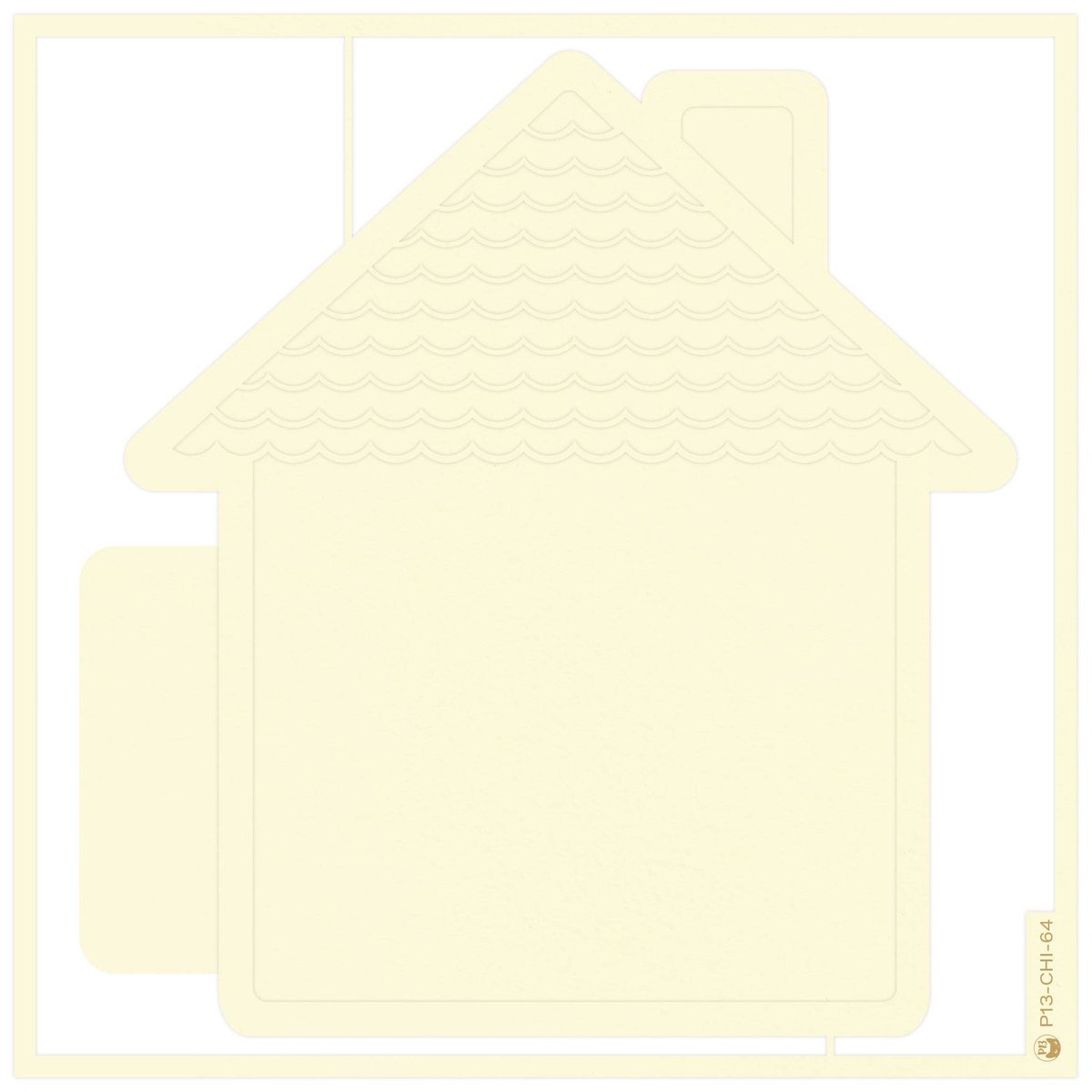 Baza albumowa Domek, 15x15cm, 1kpl.