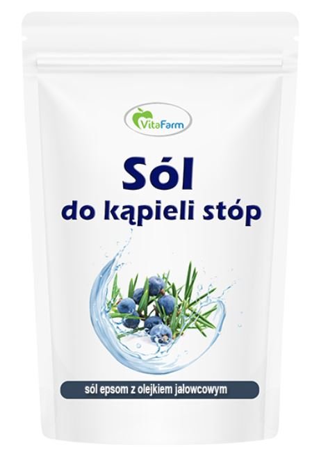 Sól epsom do stóp z naturalnym olejkiem jałowcowym 250g