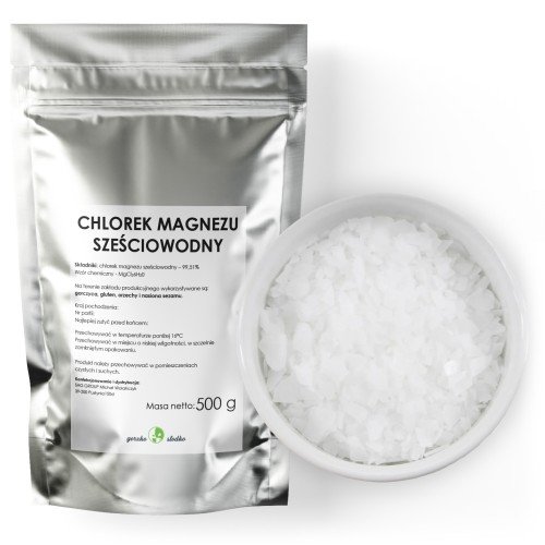 Chlorek Magnezu sześciowodny woda magnezowa 0,5kg