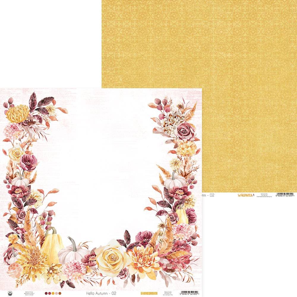Papier Hello Autumn 02, 12x12