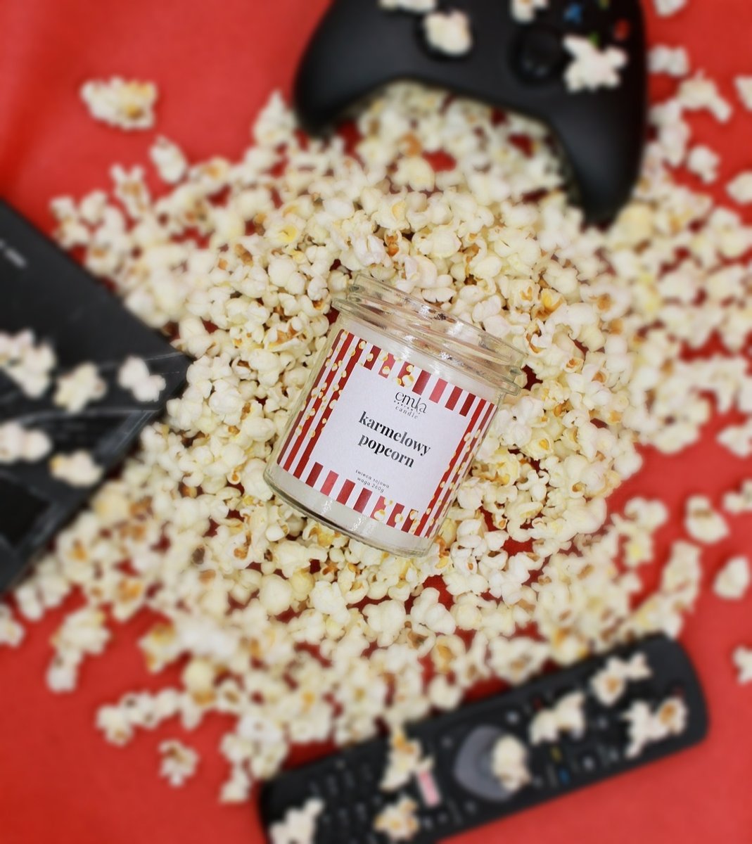 Świeca sojowa Karmelowy popcorn / EMKA Design