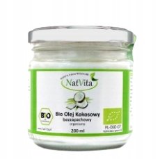 NatVita Olej Kokosowy bezzapachowy 200 ml