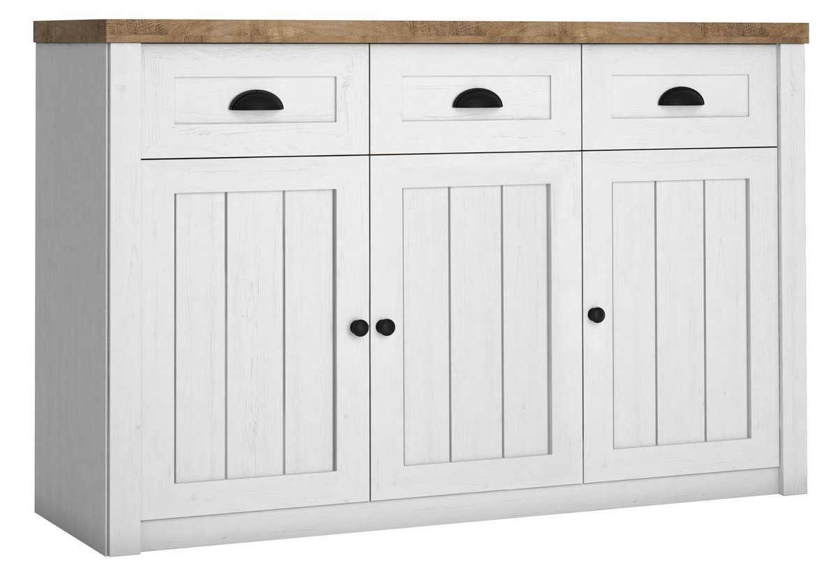 Prowansja Andersen K3SP - komoda 3 drzwiowa 3 szuflady