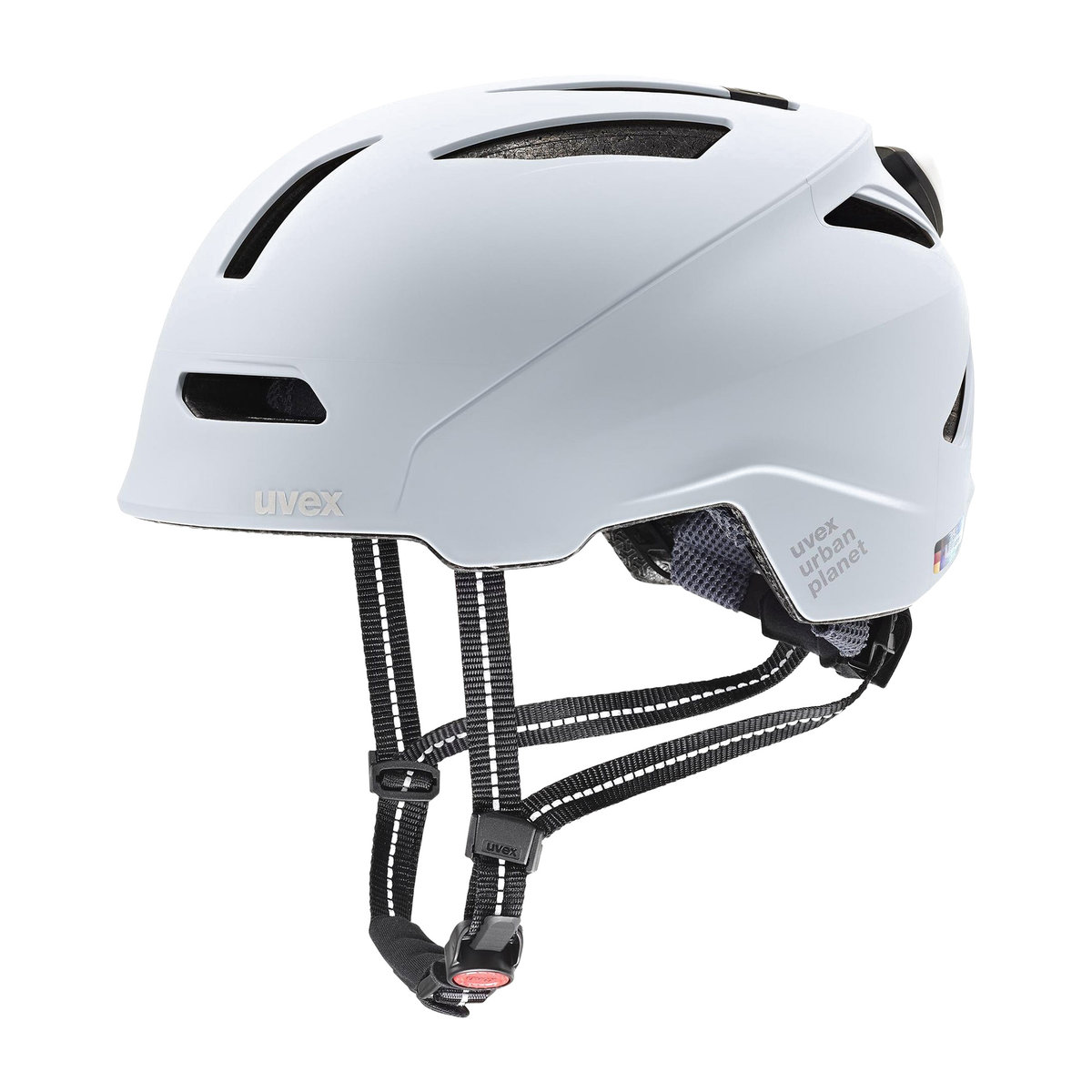 Kask rowerowy UVEX Urban Planet LED biały 41/0/065/02/17 54-58 cm