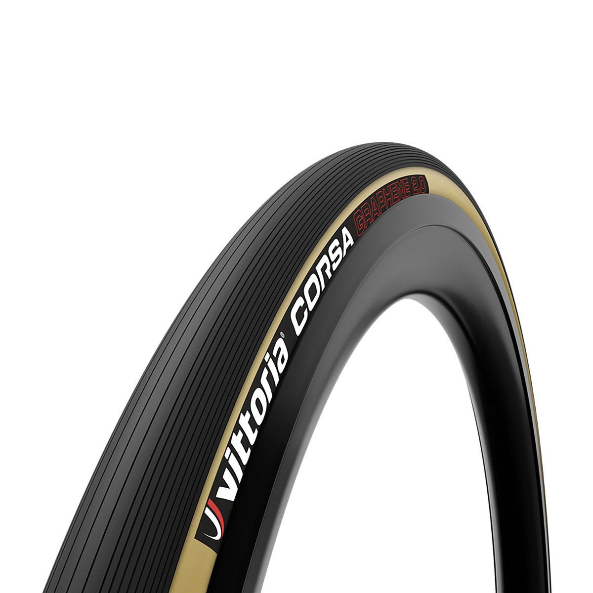 Vittoria Corsa Folding Tyre 700x28C Graphene 2.0, beige 28-622 | 700x28c 2021 Opony szosowe 472219