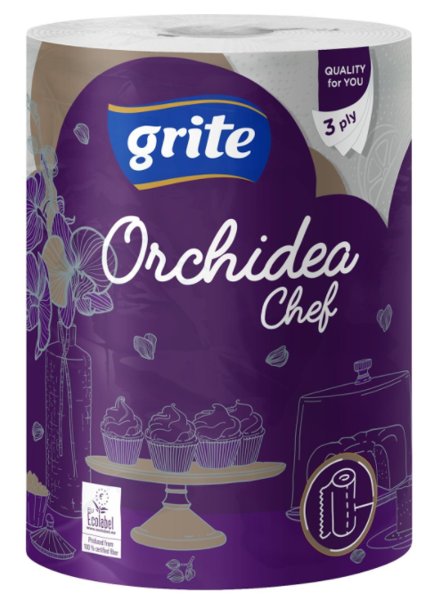 GRITE Ręcznik Papierowy Kuchenny Orchidea Gold 41m