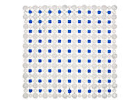 Mata antypoślizgowa simply 45 x 45 cm niebieska
