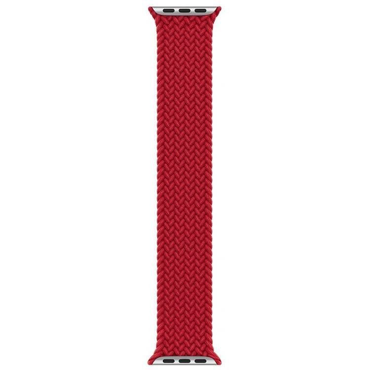 Oryginalny Pasek Apple Braided Solo Loop 44mm Red Size 10