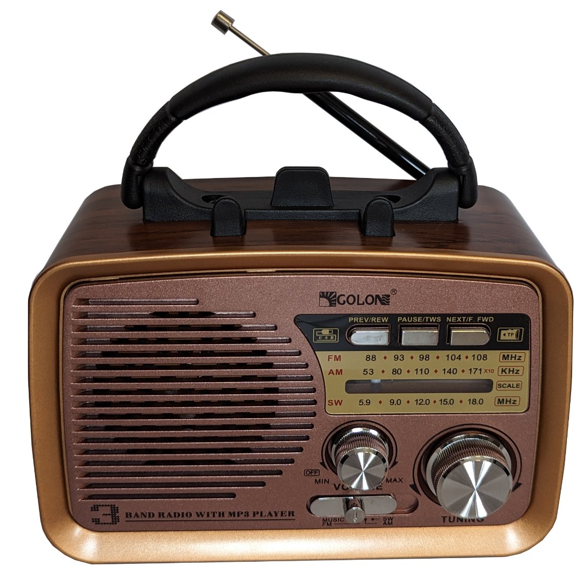 Radio Kuchenne Fm Z Rączką Przenośne Sieciowe Kol.3 Złoty Góra