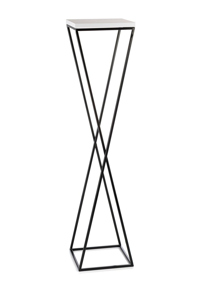 HowHomely Kwietnik stojak LOFT 100 cm z blatem MDF DD.15463