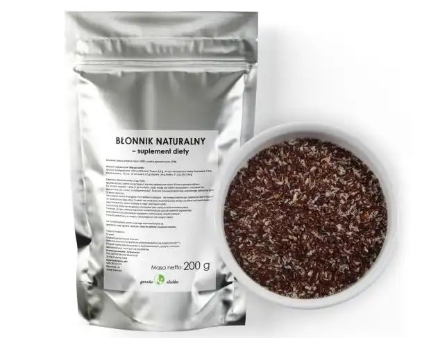 Błonnik Naturalny, Babka Płesznik Jajowata, 200g