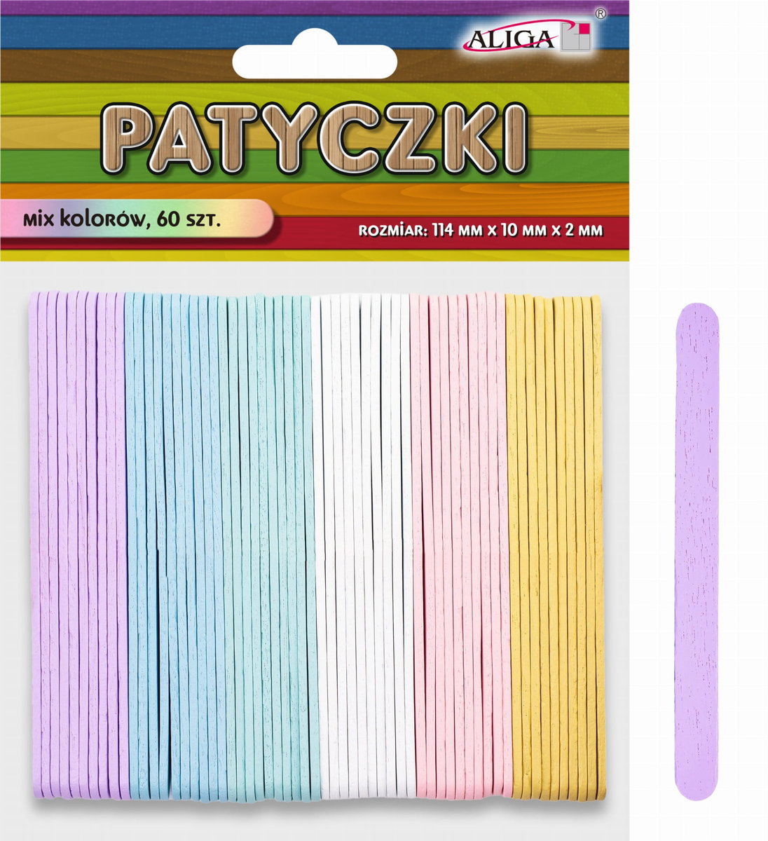 PATYCZKI MIX 6KOL. PK-4901 ALIGA