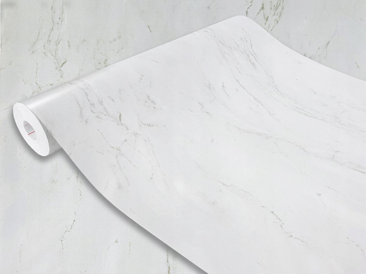 Okleina Meblowa Samoprzylepna Marmur Biały Na Regał Komodę Szafę 67x490