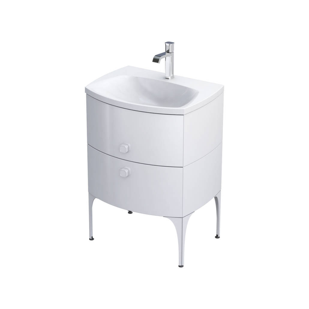 Oristo Uni blat 140 cm naszafkowy biały połysk OR00-BU-140-1