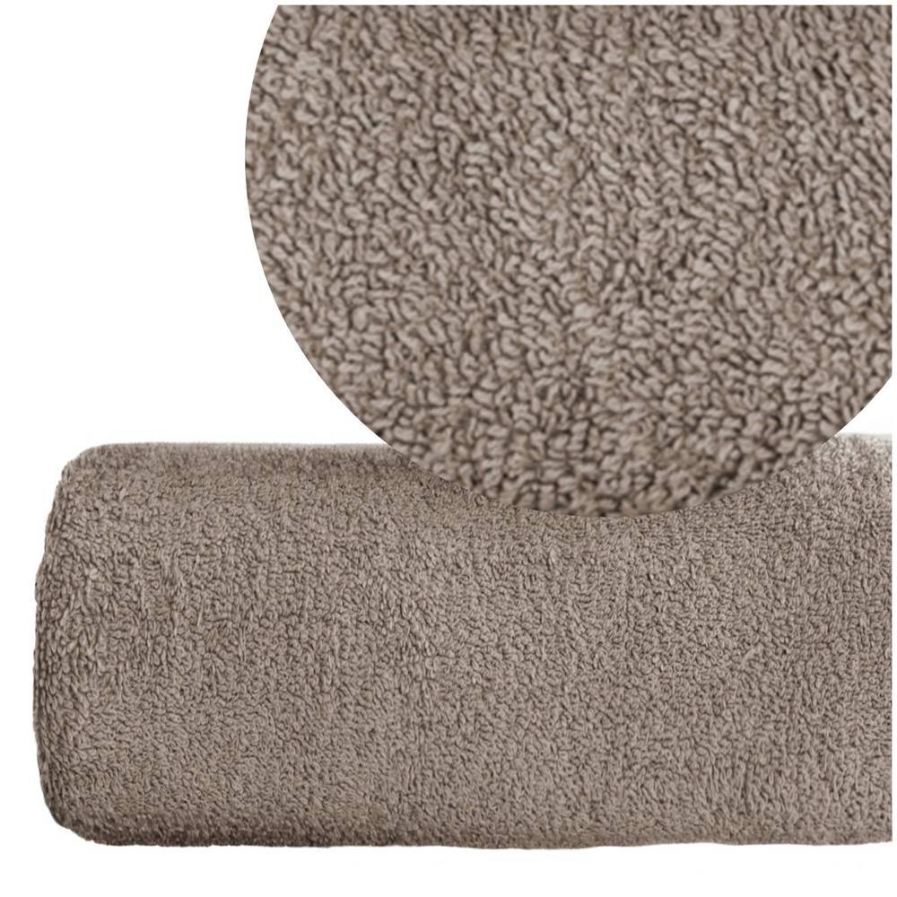 Ręcznik 100x150 cm bawełniany Bari 500g ciemno-beżowy Spod Igły i Nitki