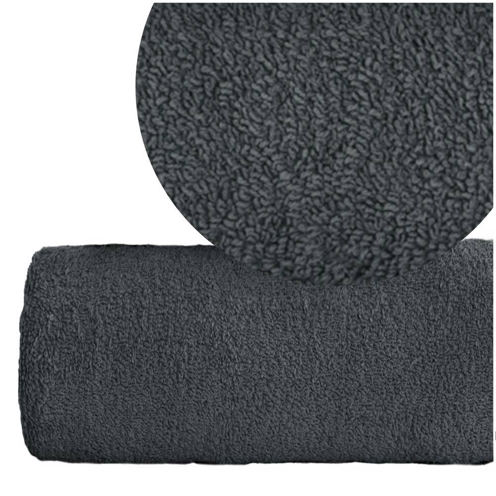 Ręcznik 100x150 cm bawełniany Bari 500g grafitowy Spod Igły i Nitki