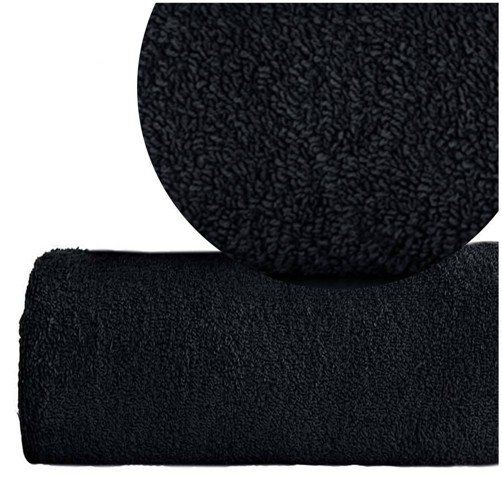 Ręcznik 100x150 cm bawełniany Bari 500g czarny Spod Igły i Nitki