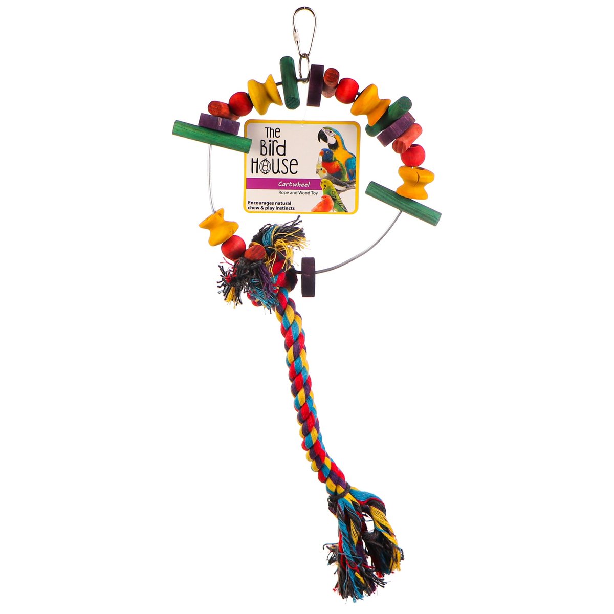 HAPPYPET CARTWHEEL - ZABAWKA DLA PAPUG