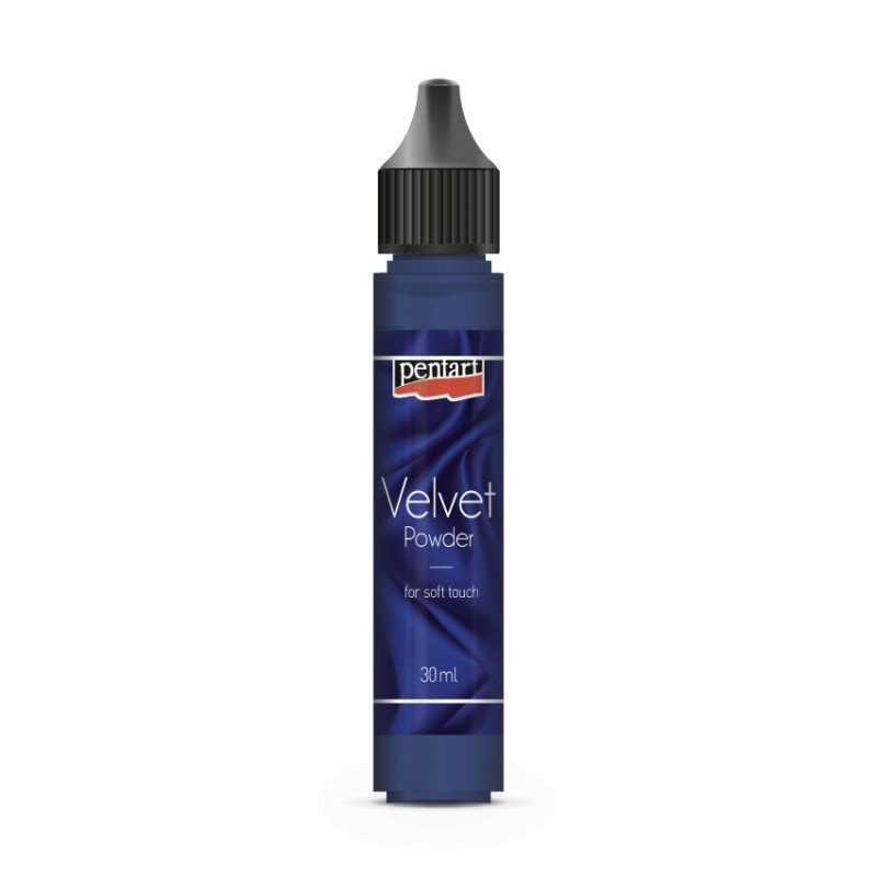 PENTART VELVET PROSZEK AKSAMIT 30ml BŁĘKIT KRÓLEWSKI