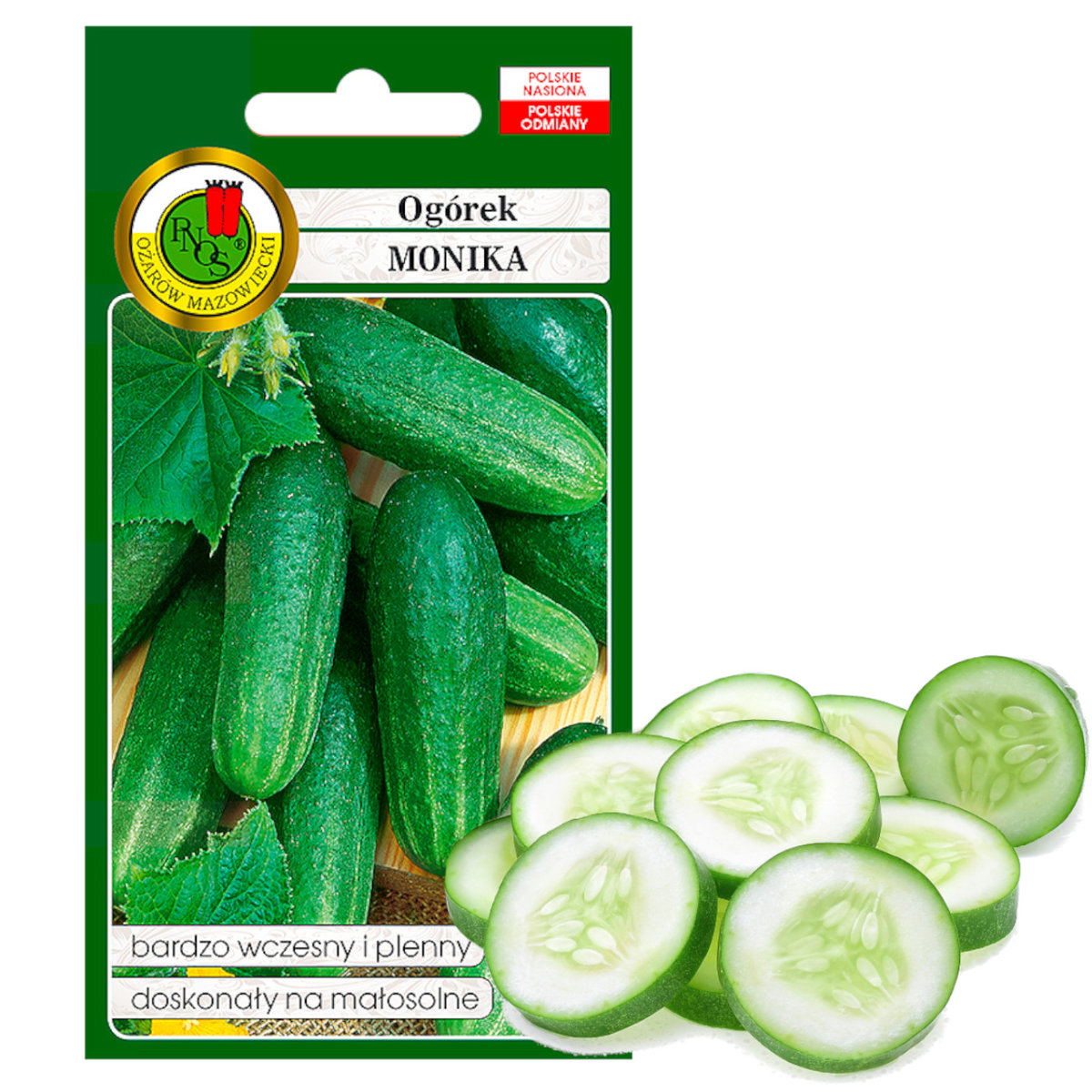 OGÓREK POD OSŁONY WCZESNY MONIKA NASIONA BEZ GMO
