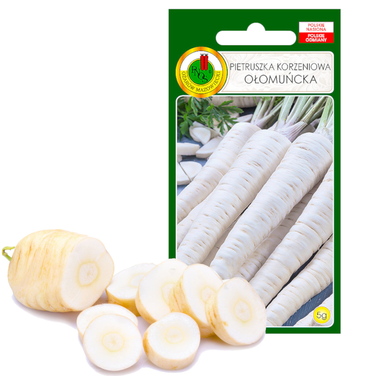 Pietruszka Korzeniowa Ołomuńcka 5G Nasiona Bez Gmo