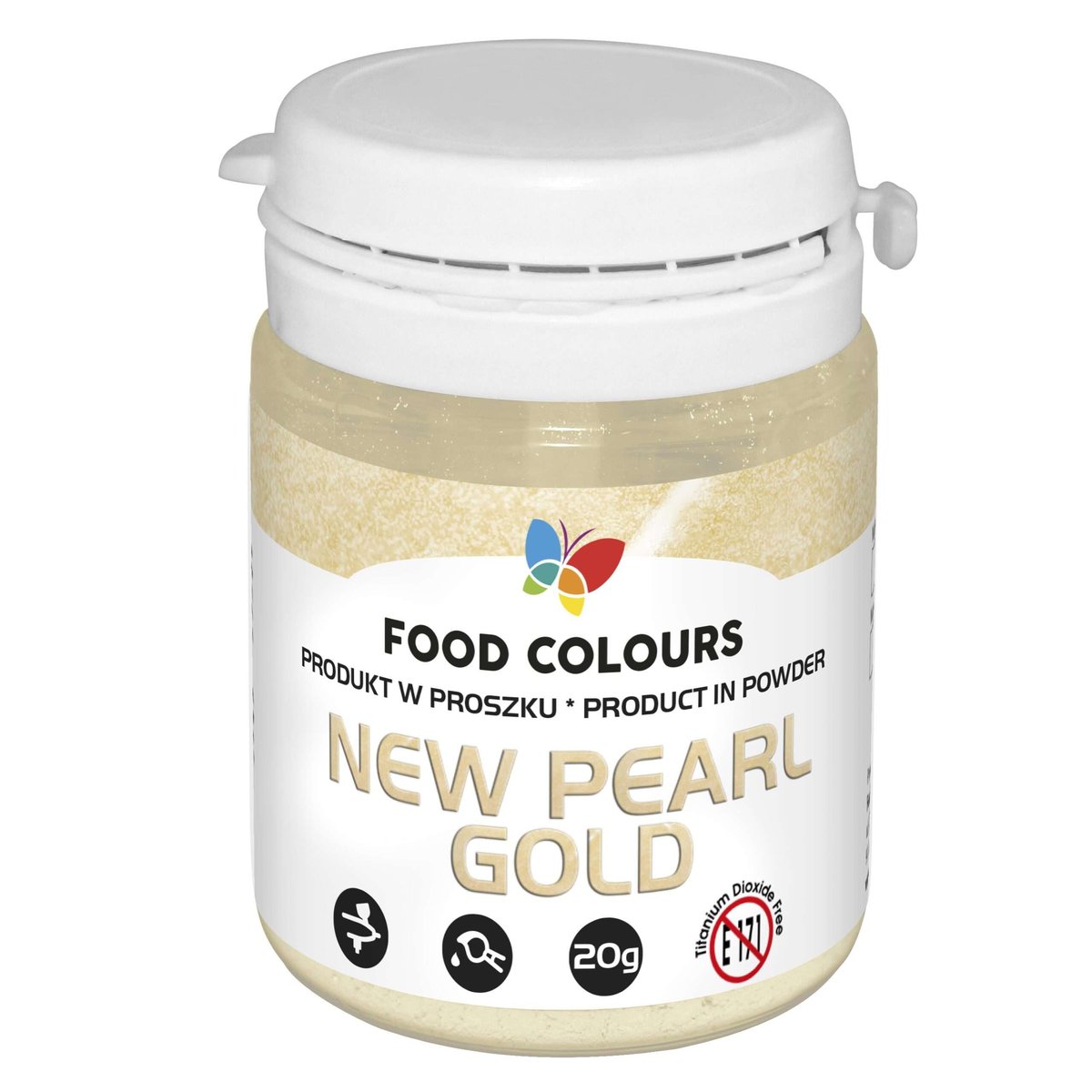 Barwnik Perłowy 20 g Brokat w proszku Food colours