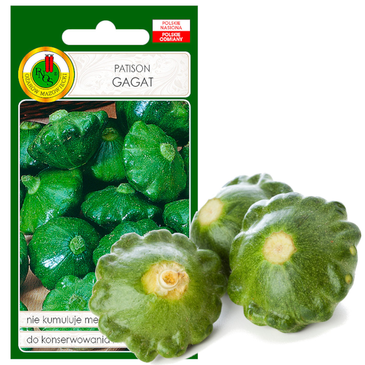 Patison Gagat Do Mrożenia 3G Nasiona Bez Gmo