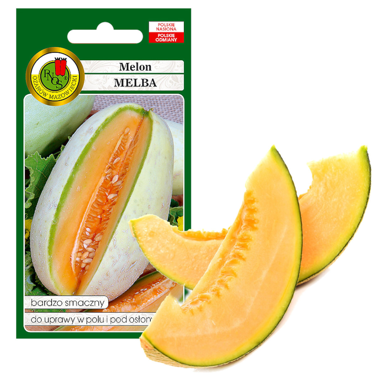 MELON MELBA POD OSŁONY SMACZNY NASIONA BEZ GMO 2g