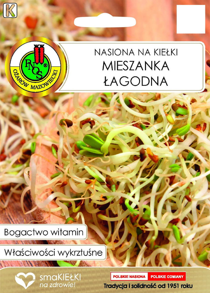 Nasiona na kiełki mix łagodny