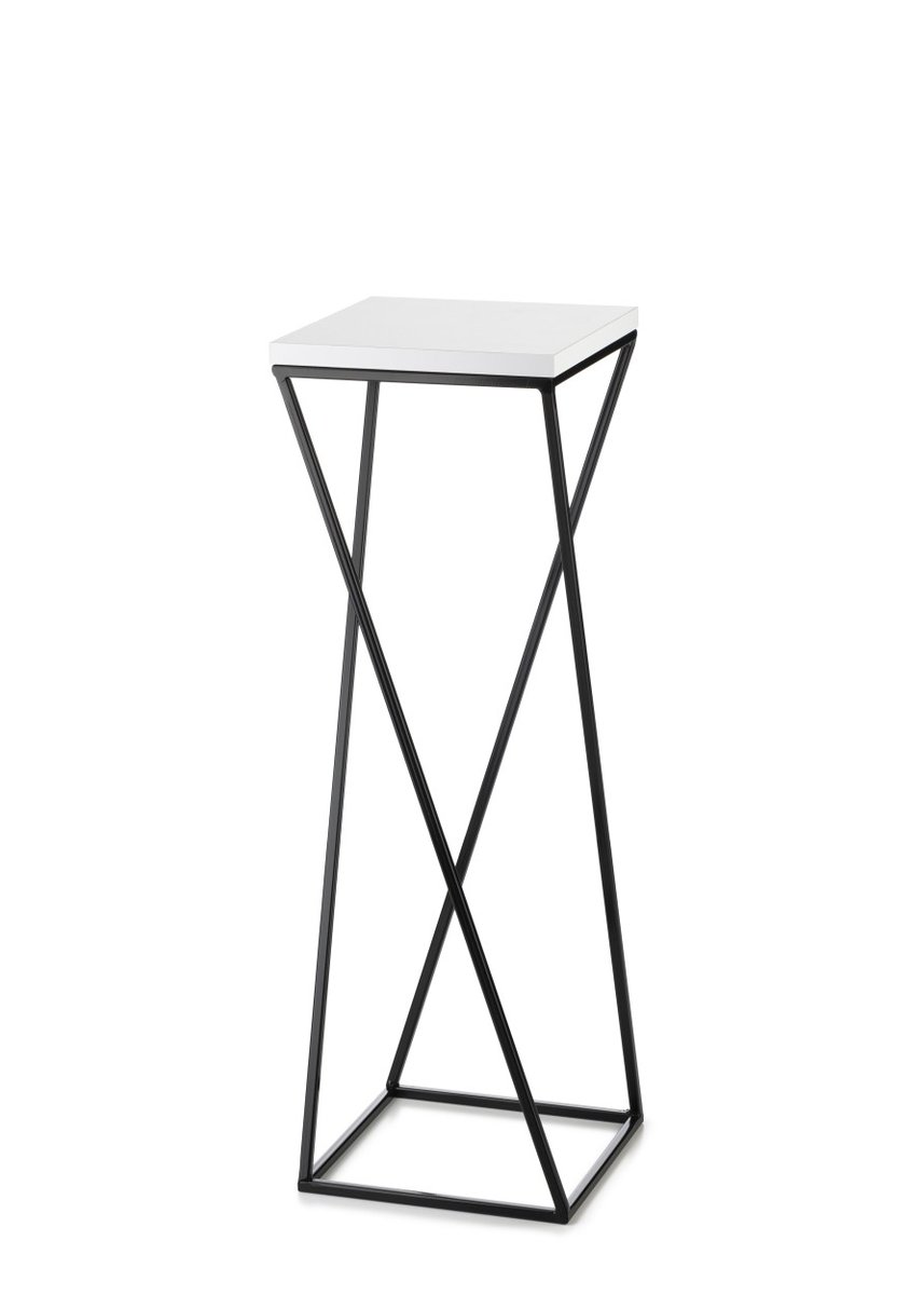 Kwietnik stojący LOFT 70 cm z blat biały DD.15419