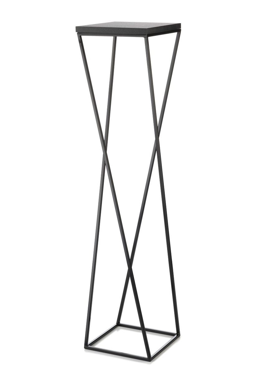 HowHomely Kwietnik stojak 100 cm metalowy LOFT DD.15412