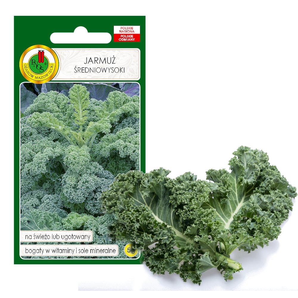 JARMUŻ WYSOKI HALBHOHER GRUNER KRAUSER NASIONA BEZ GMO