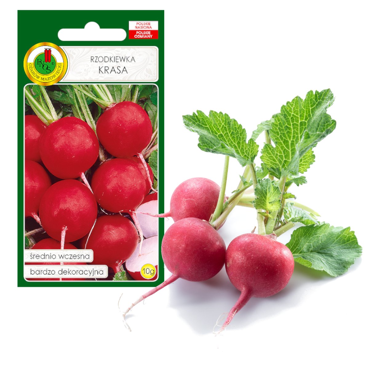 Rzodkiewka Krasa Dekoracyjna Nasiona Bez Gmo