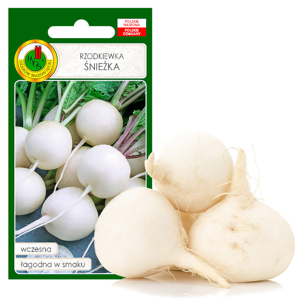 RZODKIEWKA ŚNIEŻKA WCZESNA 10g NASIONA BEZ GMO