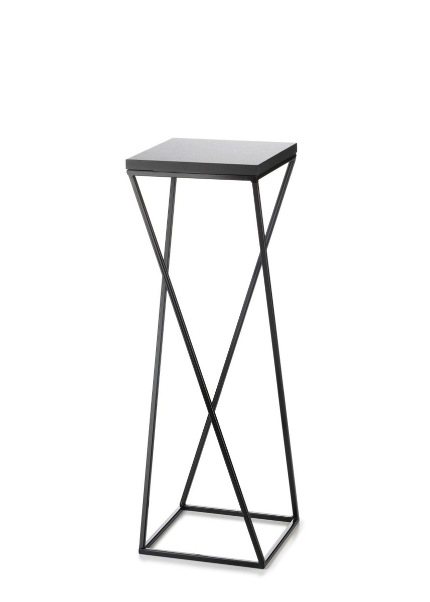 HowHomely Kwietnik stojący LOFT 70 cm blat MDF DD.15418