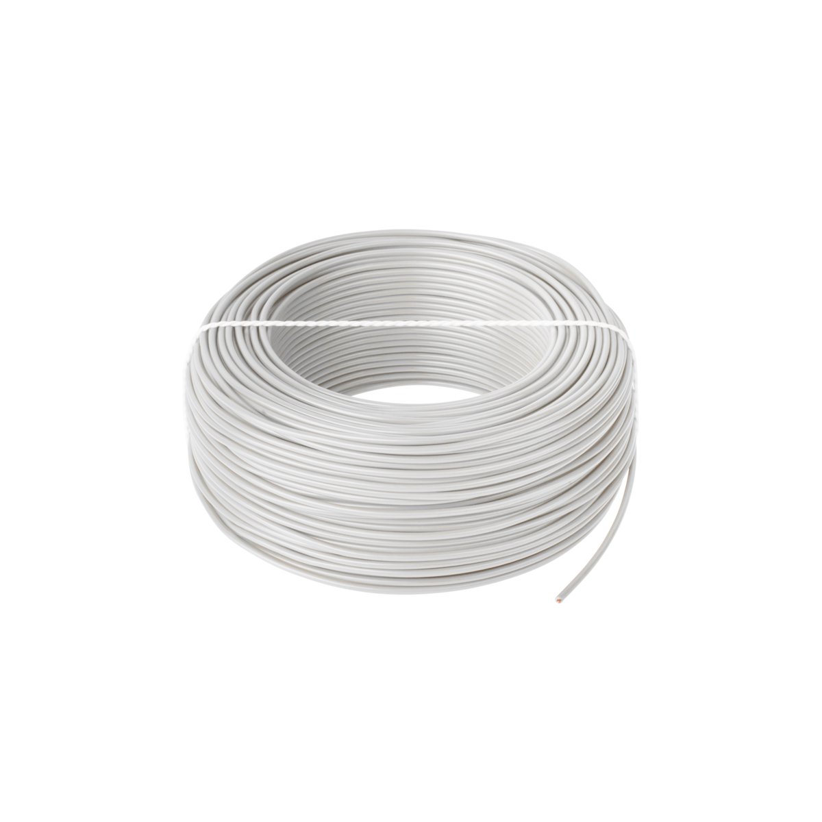 Conotech Kabel linka giętki Lgy 0,50mm2 biały 100m