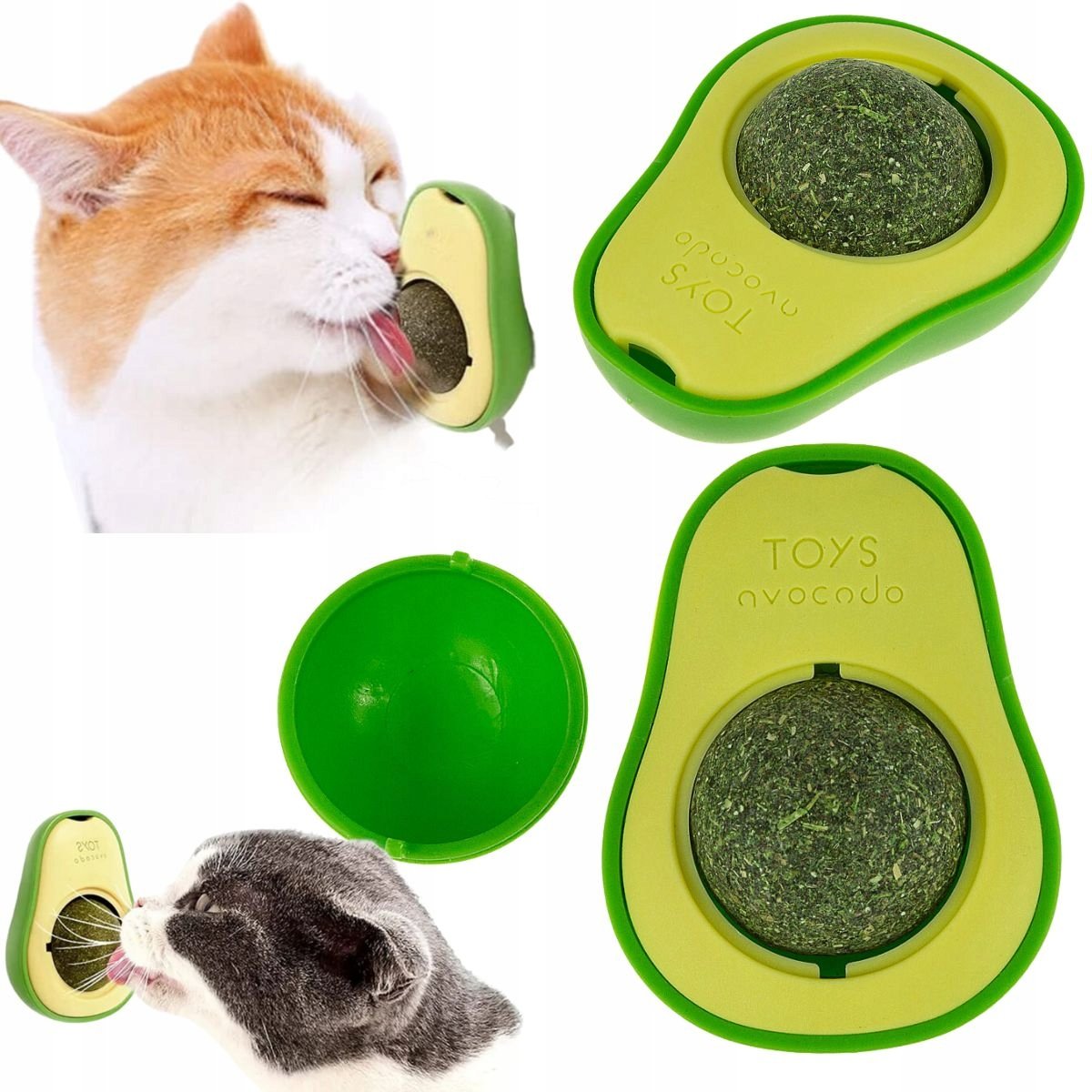 Zabawka dla kota obrotowa KOCIMIĘTKA KULCE z miętą