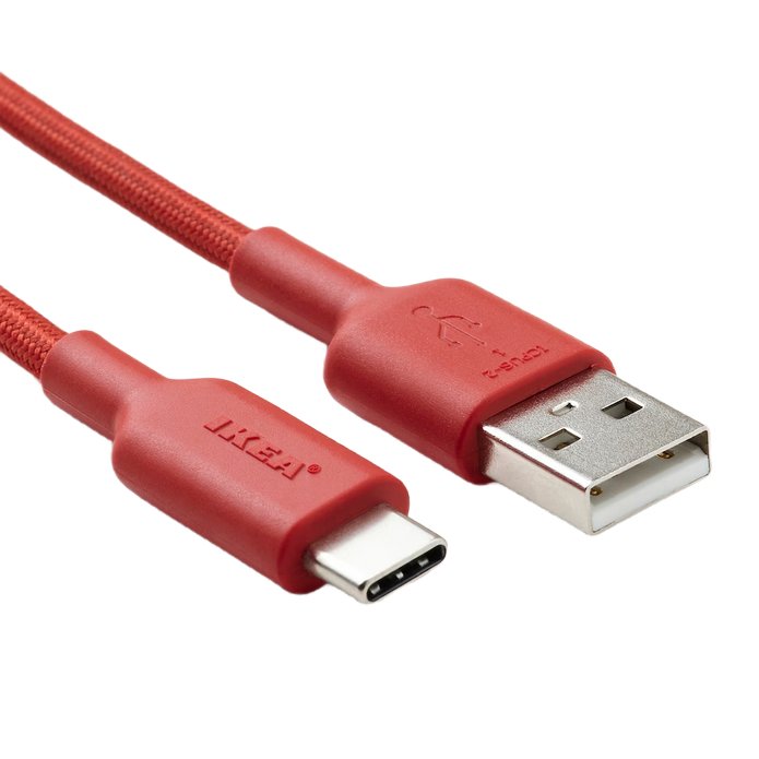 Kabel USB A na USB C Lillhult 150 cm czerwony