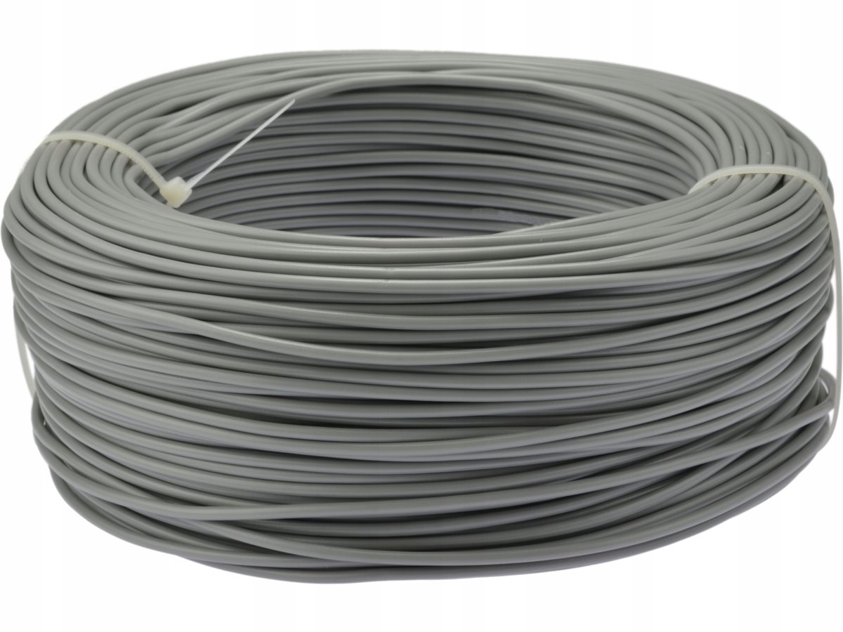 Conotech Kabel linka giętki Lgy 0,35mm2 szary 100m