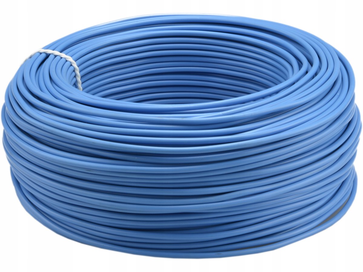 Kabel przewód drut DY 750V 0,5mm2 niebieski 100m