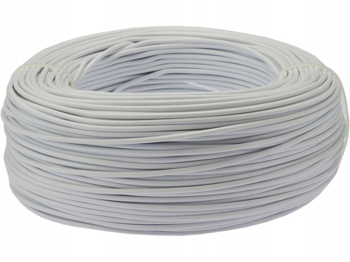 Kabel przewód linka giętki LGY 1,5mm2 biały 100m
