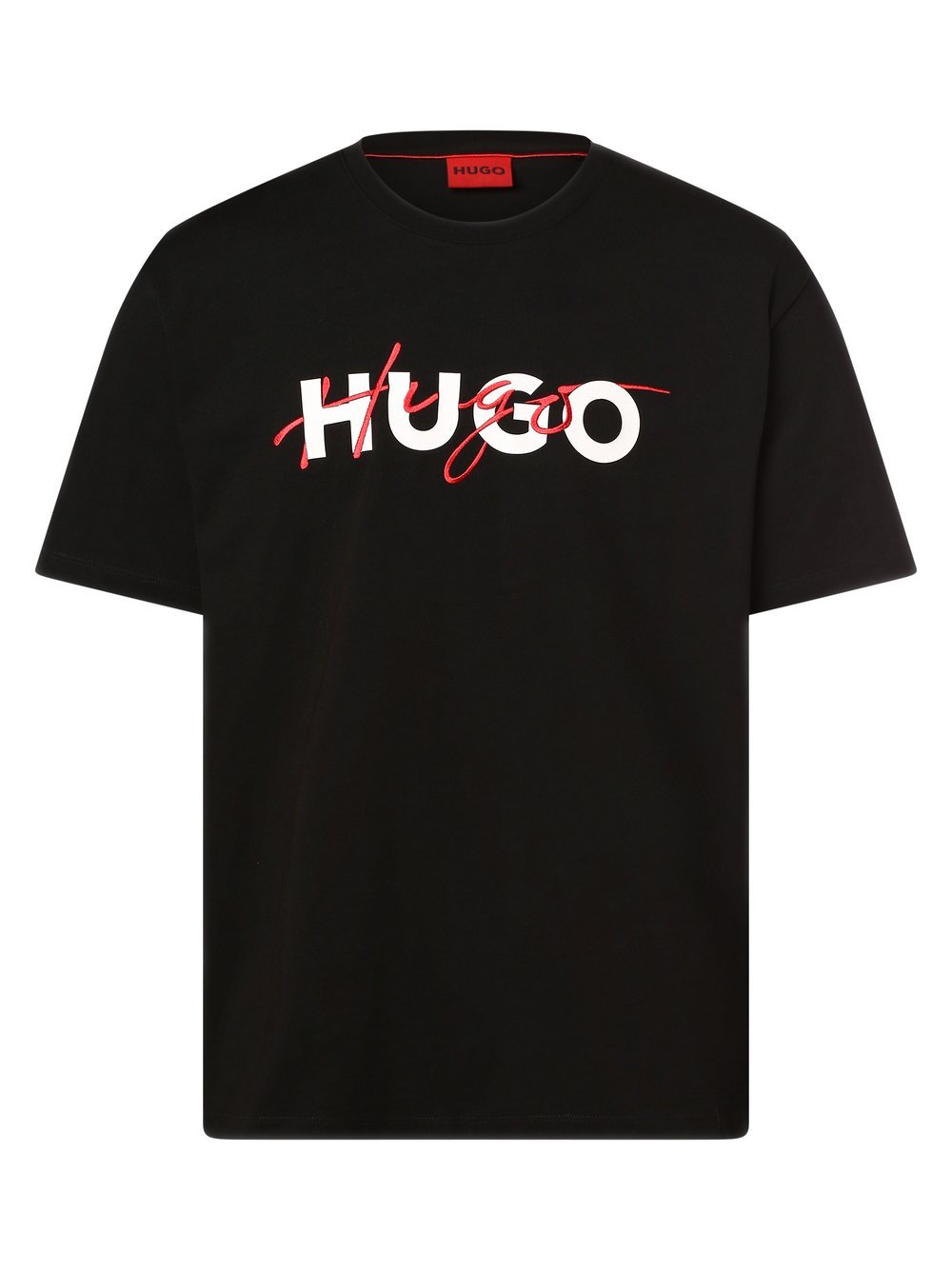 HUGO - T-shirt męski  Dakaishi, czarny