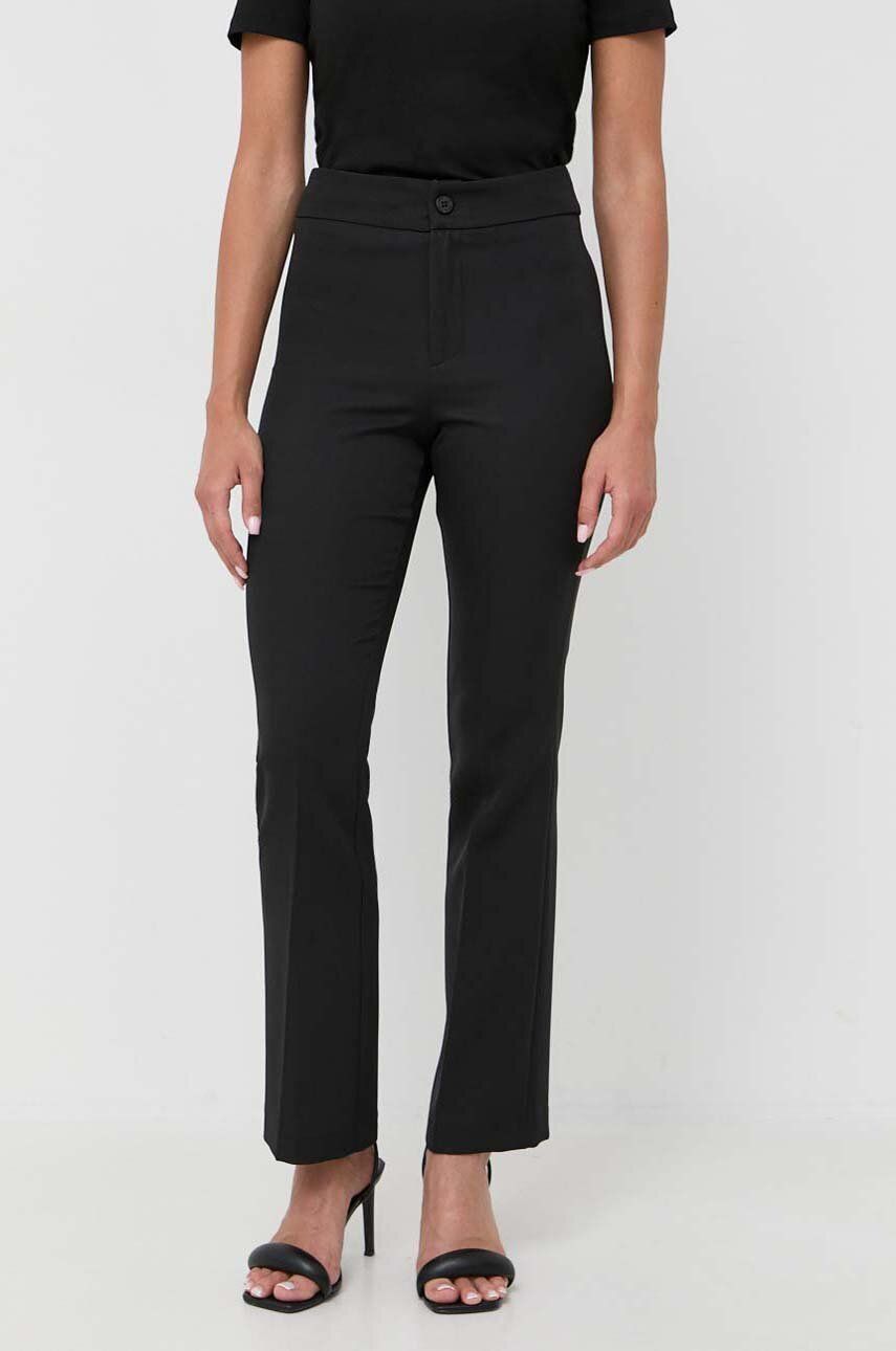 Silvian Heach spodnie damskie kolor czarny proste high waist