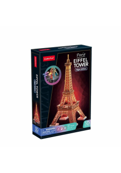 Puzzle 3D Wieża Eiffla LED