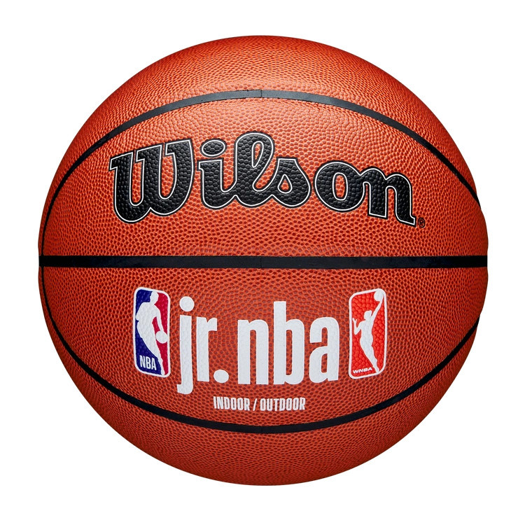 Piłka do koszykówki Wilson JR NBA Logo Indoor Outdoor brązowa rozm. 7 WZ2009801XB7 - DARMOWY PACZKOMAT OD 799zł