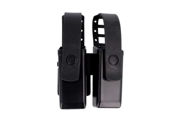 ESP - Podwójna zamykana ładownica na magazynek 9 mm / .40 - Montaż UBC-01 - Czarna - MH-04-S BK
