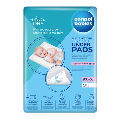 Canpol Canpol Babies, Podkłady higieniczne, jednorazowe, 10 szt.