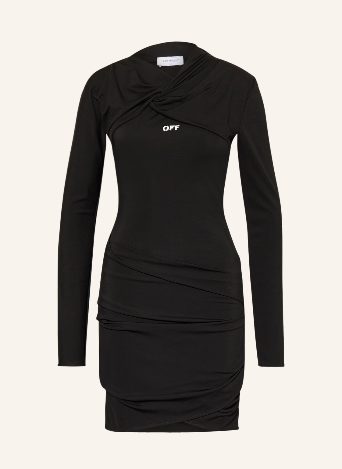 Off-White Sukienka Etui schwarz